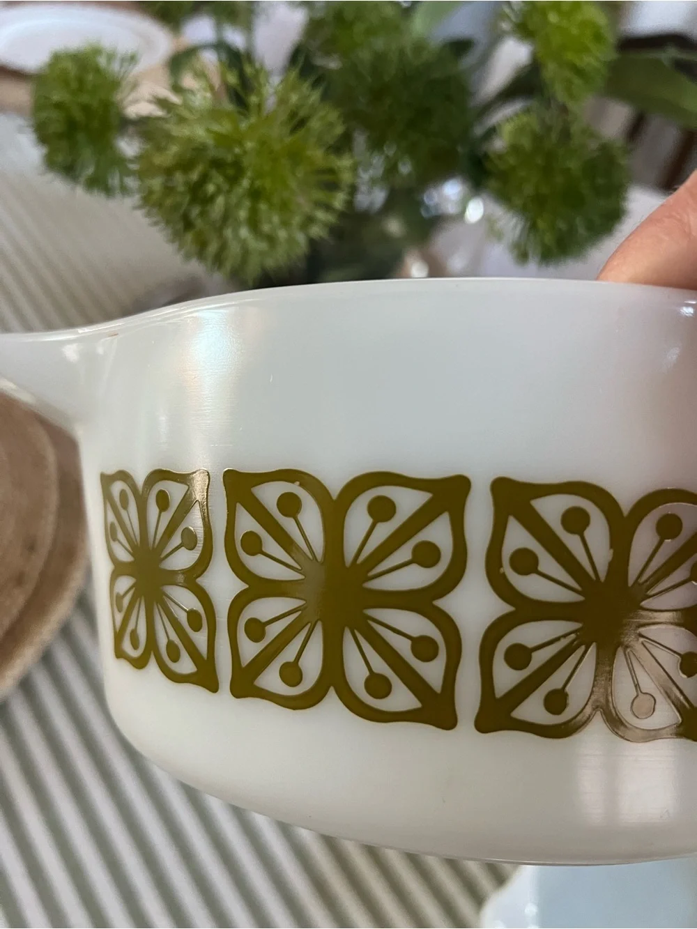 Vintage Pyrex Verde Bowls